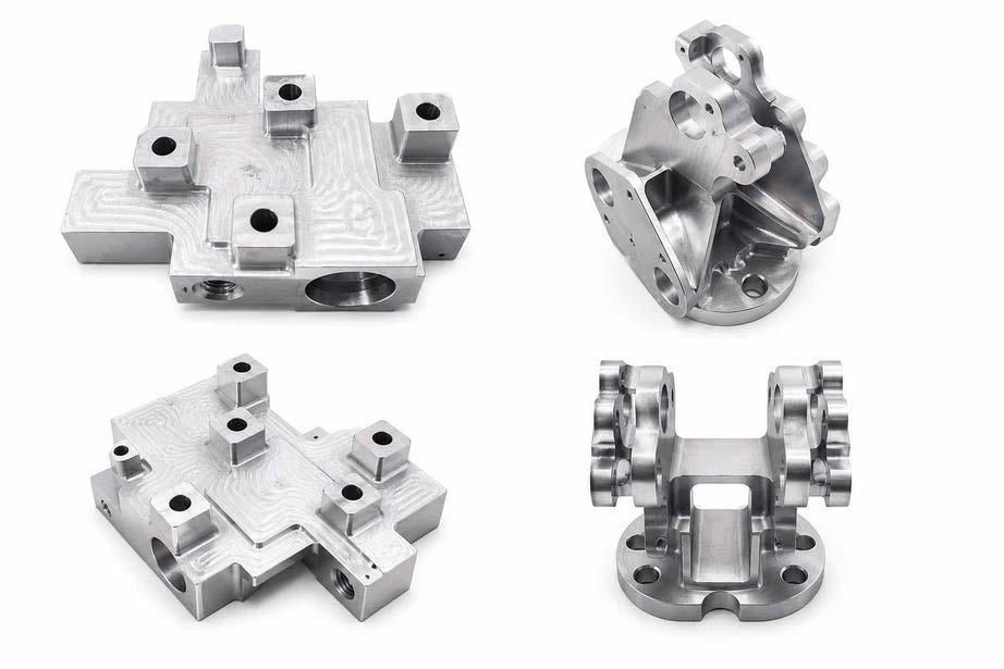 Precision machined aluminum blocks